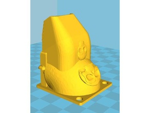 monoprice mini wanhao de la cubierta del ventilador Impresora 3d las piezas 3d print model - Mito3D