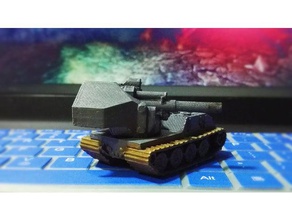 mini wt e100 vehículos modle panzer tanque vehículo 3d print model - Mito3D