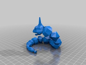 pokemon 95 le creature onix 3d print model - Mito3D