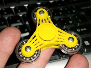 baby spinner mechanical toys fidget toy openscad small 3d print model - Mito3D