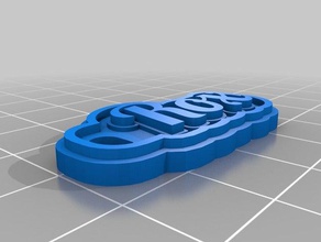 rox tag de porta-chaves chaveiros personalizado 3d print model - Mito3D