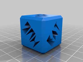 my customized dice text 3d print model - Mito3D
