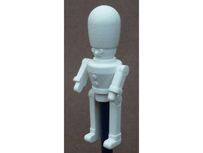 soldier pencil figurine toys & games topper 3d print model - Mito3D