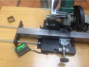 brazo tope réglable à l'aide de para la base amoladora pièces 3d print model - Mito3D