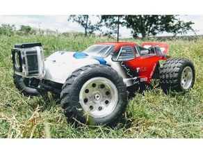 team associated rc10 t42 gopro pare-chocs r c véhicules montage 3d print model - Mito3D