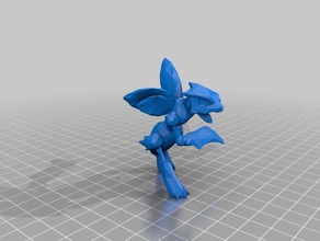 pokemon 123 creatures scyther 3d print model - Mito3D