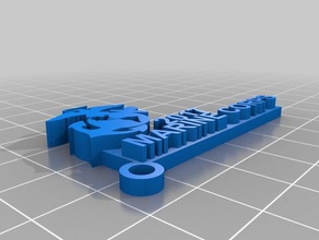 marine corps keychain 3d printing 3d print model - Mito3D