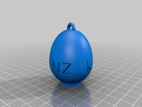 karens egg art customized 3d print model - Mito3D