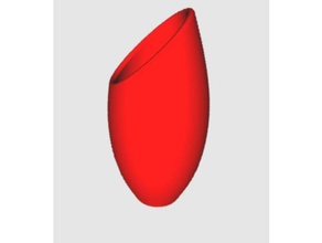 Winkel vase Variationen Kunst Dekor elegant low-poly einfach glatt voronoi 3d print model - Mito3D