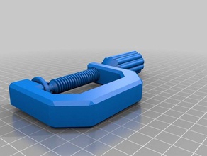 rosca acme c-clamp herramientas las roscas la abrazadera 3d print model - Mito3D