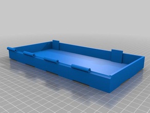 my customized hinged chess board box 3d print model - Mito3D
