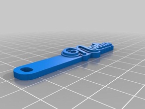 noelia+ keychains customized 3d print model - Mito3D