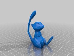 pokemon 150-151 creatures mew mewtwo 3d print model - Mito3D