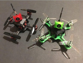 comp 108 micro quad marco r c vehículos drone el fpv miniquad multicopter multirotor quadcopter 3d print model - Mito3D