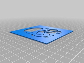 stormtrooper stencil strumenti di disegno su misura 3d print model - Mito3D