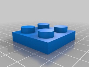 meine angepasste parametrische lego-Stein Spielzeug & game Zubehör kundengebundene 3d print model - Mito3D