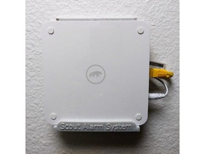 scout alarm wall mount diy 3d print model - Mito3D