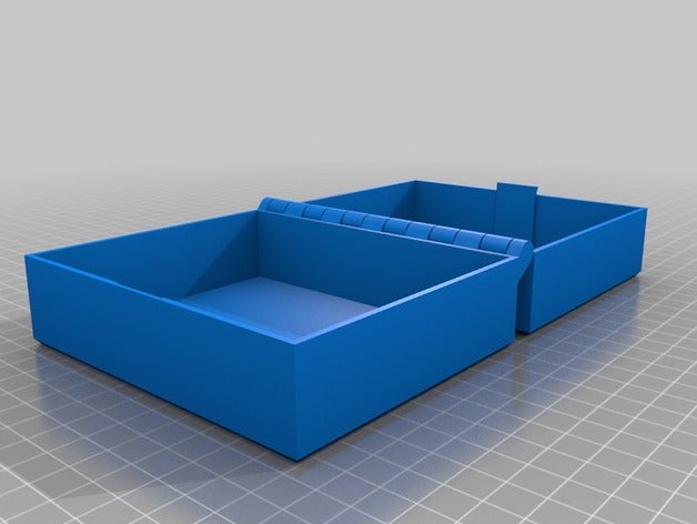 my customized hinged box latch remix containers 3D print model - Mito3D