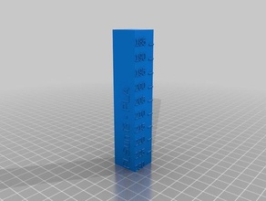 100mm calibração de temperatura torre pla 185-230 flsun i3 A impressão 3d testes personalizado 3d print model - Mito3D