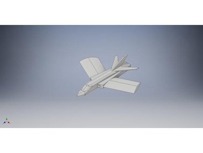 elliptique aile en flèche de jet des véhicules 3d print model - Mito3D