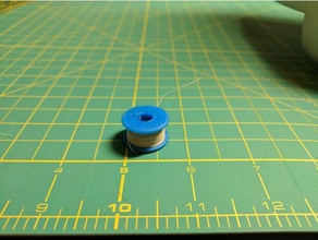 115mm sewing machine bobbin - fits brother machines parts bobbins 3d print model - Mito3D