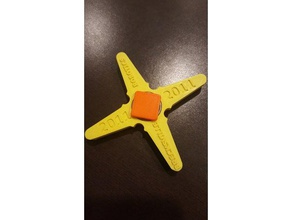vex starstruck fidget spinner de l'équipe 2011 jouets & accessoires jeux brecksville 3d print model - Mito3D