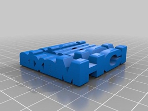 mi personalizados de dos palabras escultura las esculturas personalizado 3d print model - Mito3D