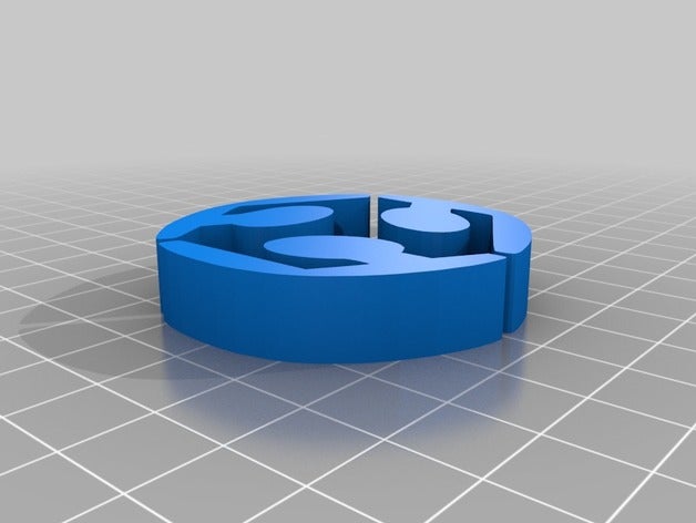 fablab logo 3d logosu 3D print model - Mito3D