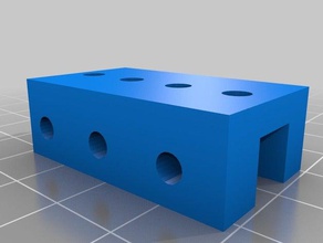 anet a8 lacks table plywood mount 3d printer accessories case 3d print model - Mito3D