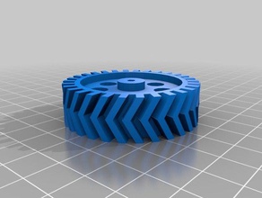 my customized openscad helical gears 3d print model - Mito3D