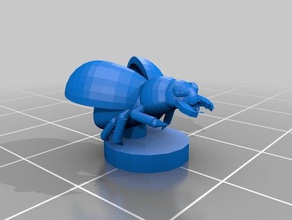 giant bug 15mm d&d dnd pathfinder pocket-dungeons pocket-tactics multiverse 3d printing 3d print model - Mito3D
