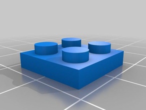 il mio personalizzato parametrico mattoncini lego giocattolo & accessori di gioco su misura 3d print model - Mito3D
