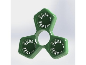 shut up spinner 2 toys & games fidget hand 3d print model - Mito3D