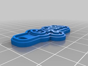 cynthi keychains customized 3d print model - Mito3D