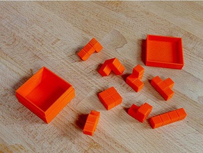 tetrakubus L'impression 3d 3d-puzzle de puzzle 3d print model - Mito3D