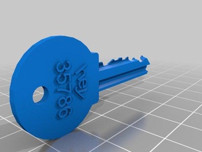 mi personalizados reino unido clave duplicadora las piezas de repuesto personalizado 3d print model - Mito3D