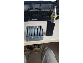wire dispenser spool e-cig coil tool holders & boxes 3d print model - Mito3D