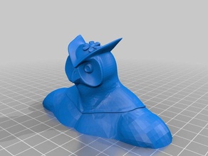 owlman sculptures batman bust owl 3d print model - Mito3D