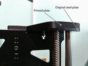 plaka kurşun vida kılavuz rulman 3d yazıcı aksesuarları 3dprinter hizalama bakır gelişme f688zz rehberi yol gösterici çubuklar yüksek kalite delik parça prusa i3 çelik yeniden yedek güncelleme 3d print model - Mito3D