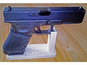 stand glock-Pistole sport & im freien glock gun 3d print model - Mito3D
