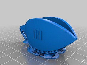 unibody-occhi shuttle-Griffe hand-Werkzeuge Handwerk hobby Spitze - shuttle occhi 3d print model - Mito3D