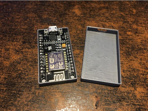 esp8266 - nodemcu semplice scatola di caso l'elettronica box titolare l'iot lua modulo usb wifi 3D print model - Mito3D