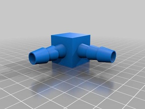 1cm conector de tubo l prueba al aire libre y jardín personalizado 3d print model - Mito3D