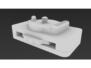 htc vive tracker dock side-aperto da roda diy 3d print model - Mito3D