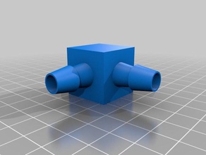 1cm conector de tubo l prueba al aire libre y jardín personalizado 3d print model - Mito3D