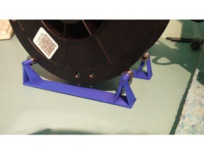 simple universal roller spool holder 3d printer accessories 3d print model - Mito3D
