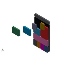 mphone assembled mobile phone 3d print model - Mito3D