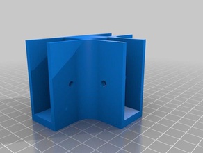 meine angepasste shelfie t-Halterung - Organisation kundengebundene 3d print model - Mito3D