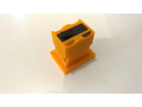 gopro hero 5 --- 1x battery + 8x micro sd card box electronics case holder 3d print model - Mito3D
