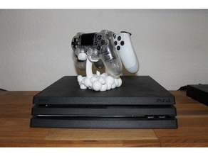 dualshock 4 cloud stand video giochi 3d print model - Mito3D
